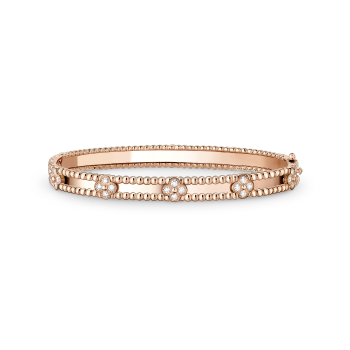 VCARP6X100 - Perlée sweet clovers bracelet, small model