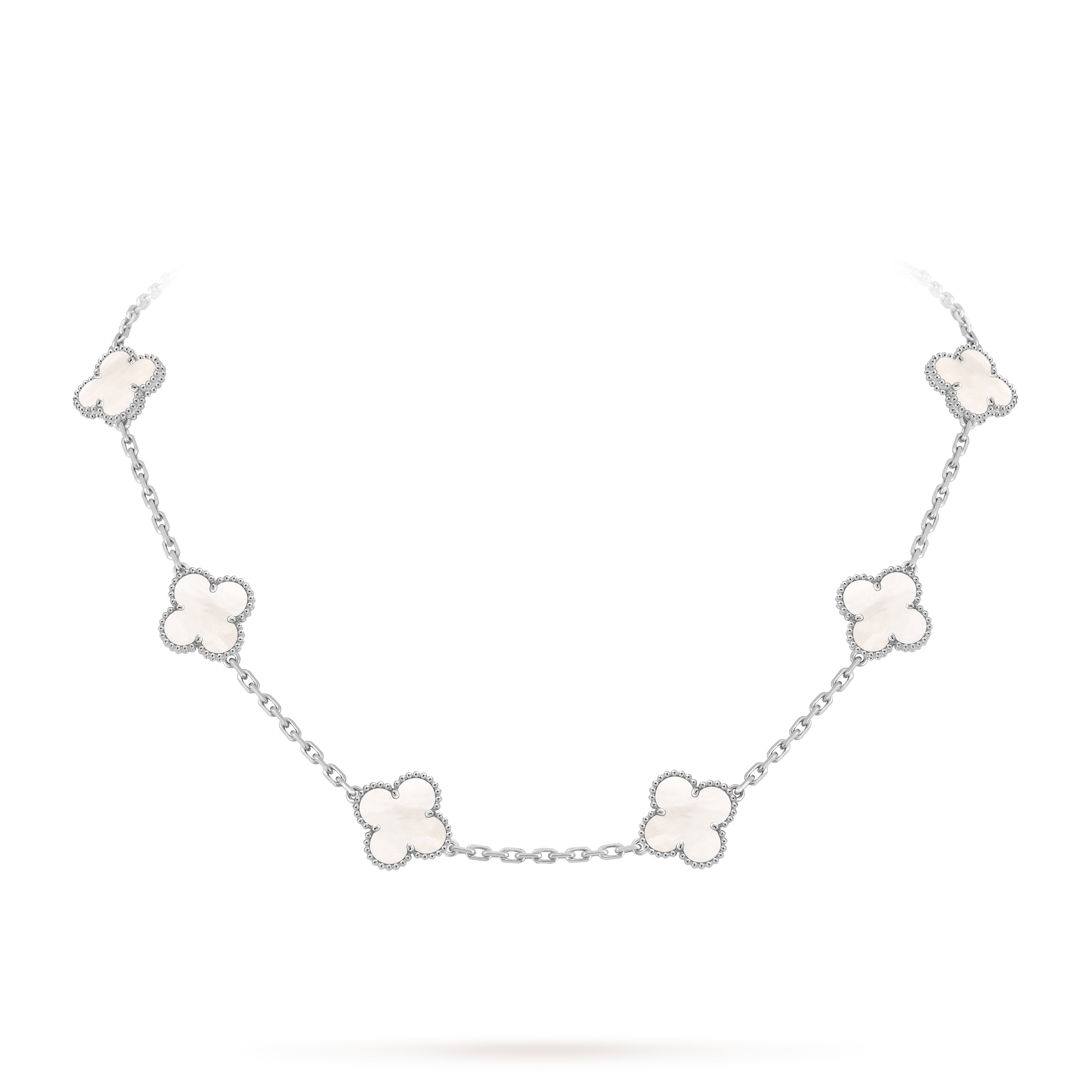 ⭐️美品　ヴァンクリ　ネックレス ヴィンテージ アルハンブラ ネックレス、10モチーフ 18K