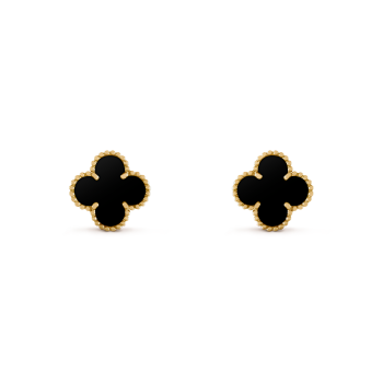 Vca onyx hot sale earrings