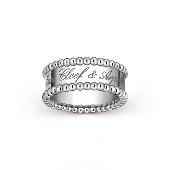 VCARN32300 - Perlée signature ring