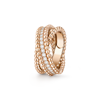 Perlée diamonds duo戒指