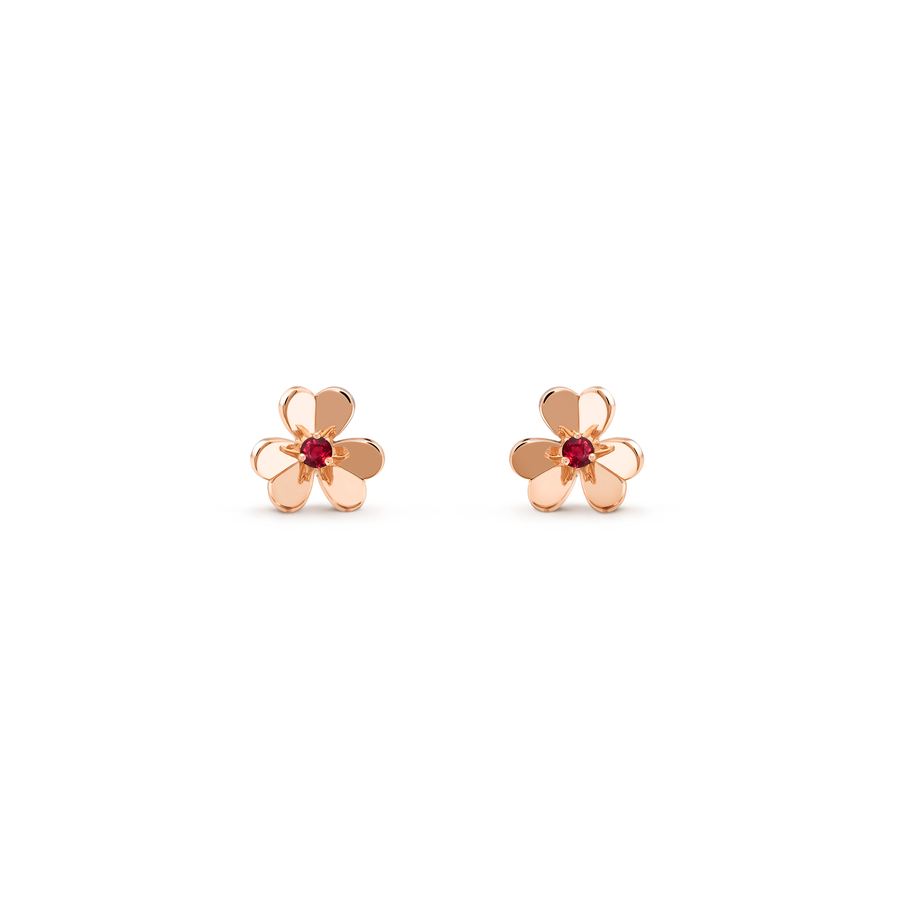 Frivole earrings mini model 18K rose gold Ruby Van Cleef Arpels