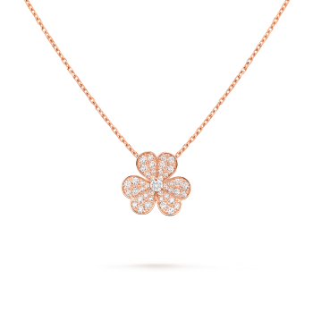 フルーレット ペンダント 18K ローズ ゴールド, ダイヤモンド