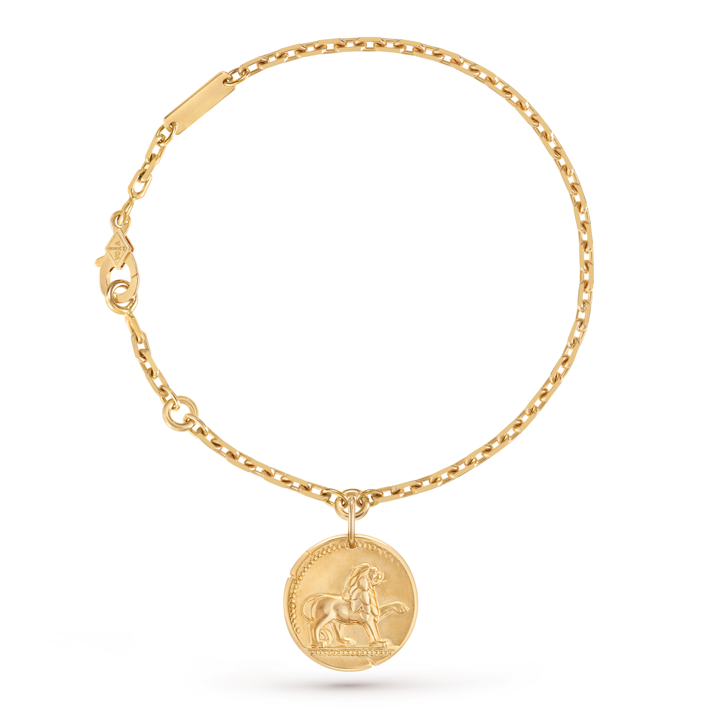 Zodiaque bracelet Leonis (Leo), 18K yellow gold, Three Fourth, Jewelry Bracelet - Van Cleef & Arpels