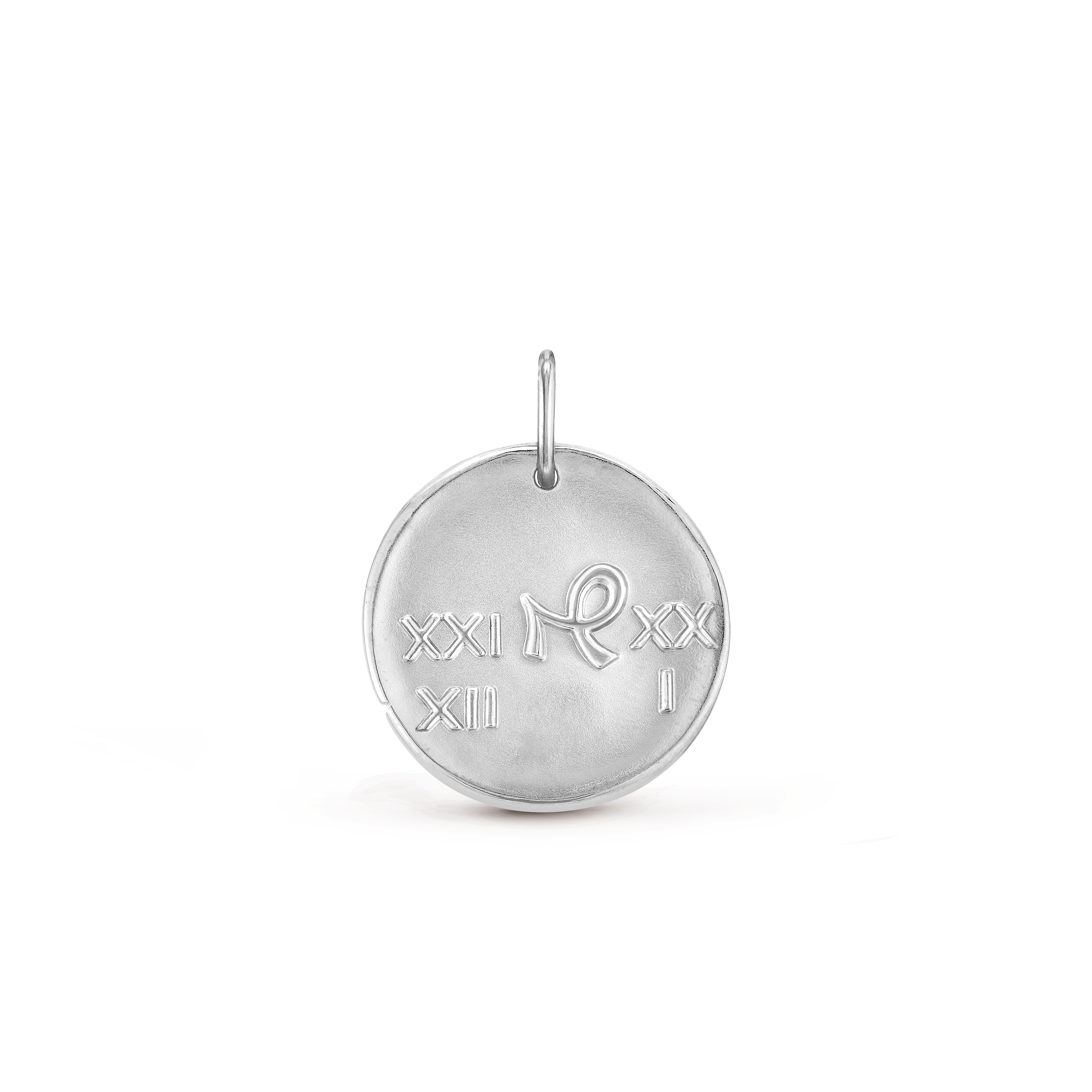 Zodiaque medal Capricorni (Capricorn), 18K white gold, Back, Jewelry Pendent - Van Cleef & Arpels