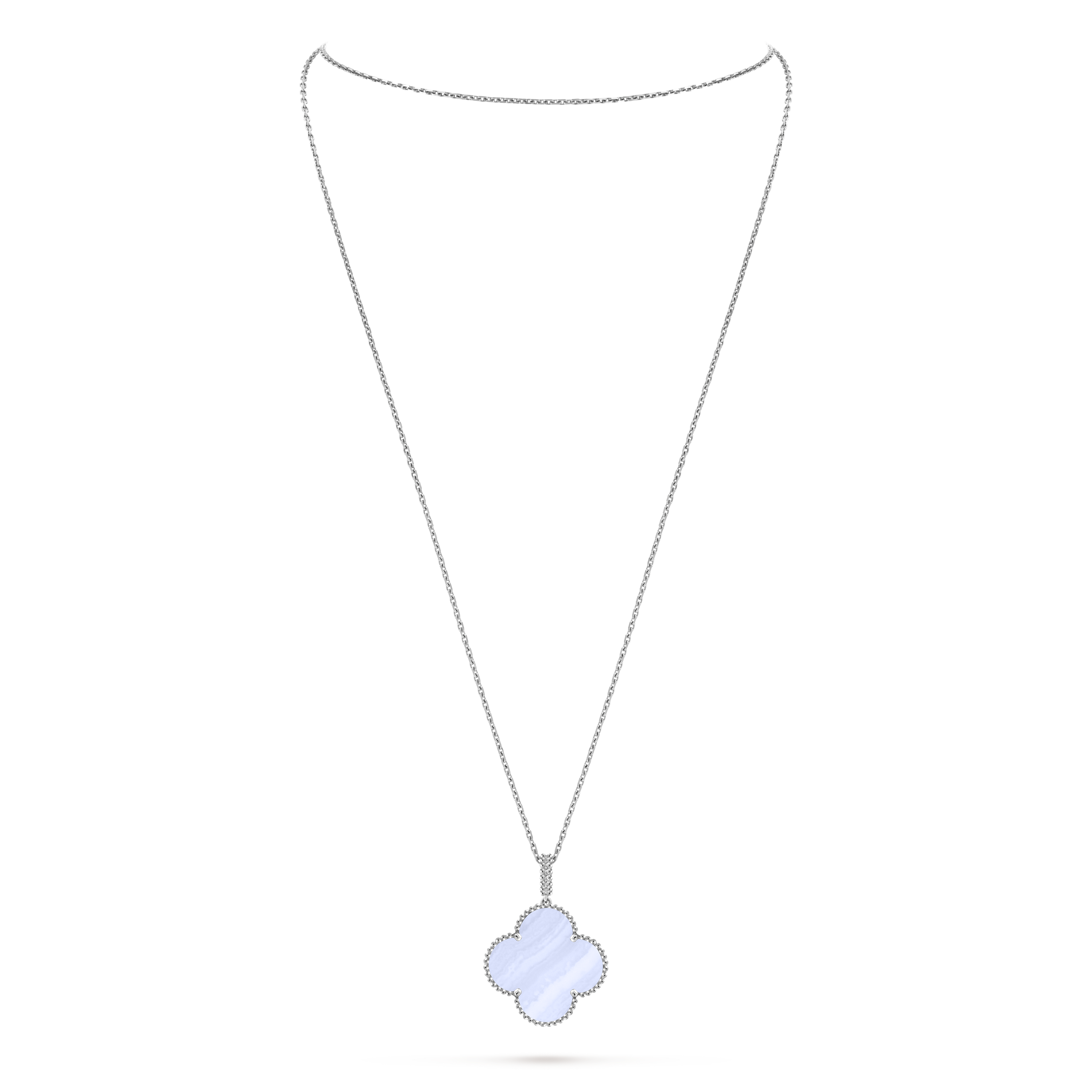 マジック アルハンブラ ロングネックレス、1 モチーフ 18K