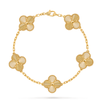 VCARP3JK00 - Vintage Alhambra bracelet, 5 motifs