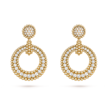 Perlée diamonds earrings