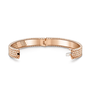 Perlée diamonds bracelet, 5 rows, Diamond:50 stones, 2.01 carats, THREE_FOURTH, Jewelry Bracelet