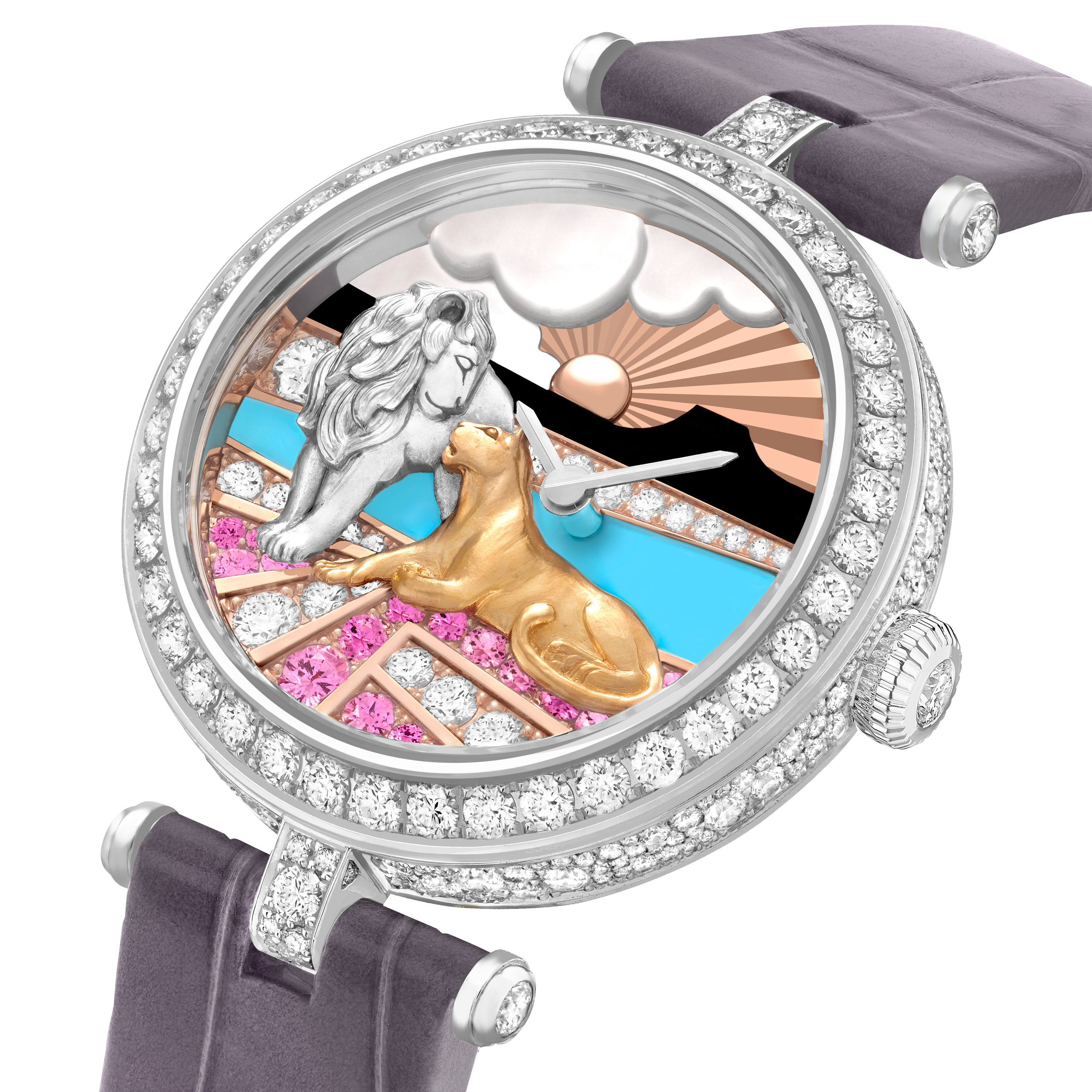 Orologio diamantato clearance