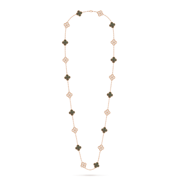 VCARP2R000 - Vintage Alhambra long necklace, 20 motifs