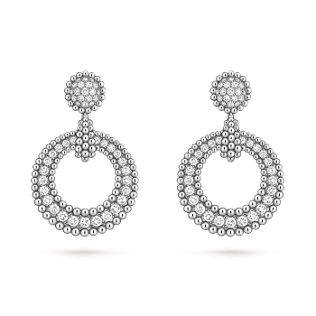 VCARPMBF00 - Perlée diamonds earrings