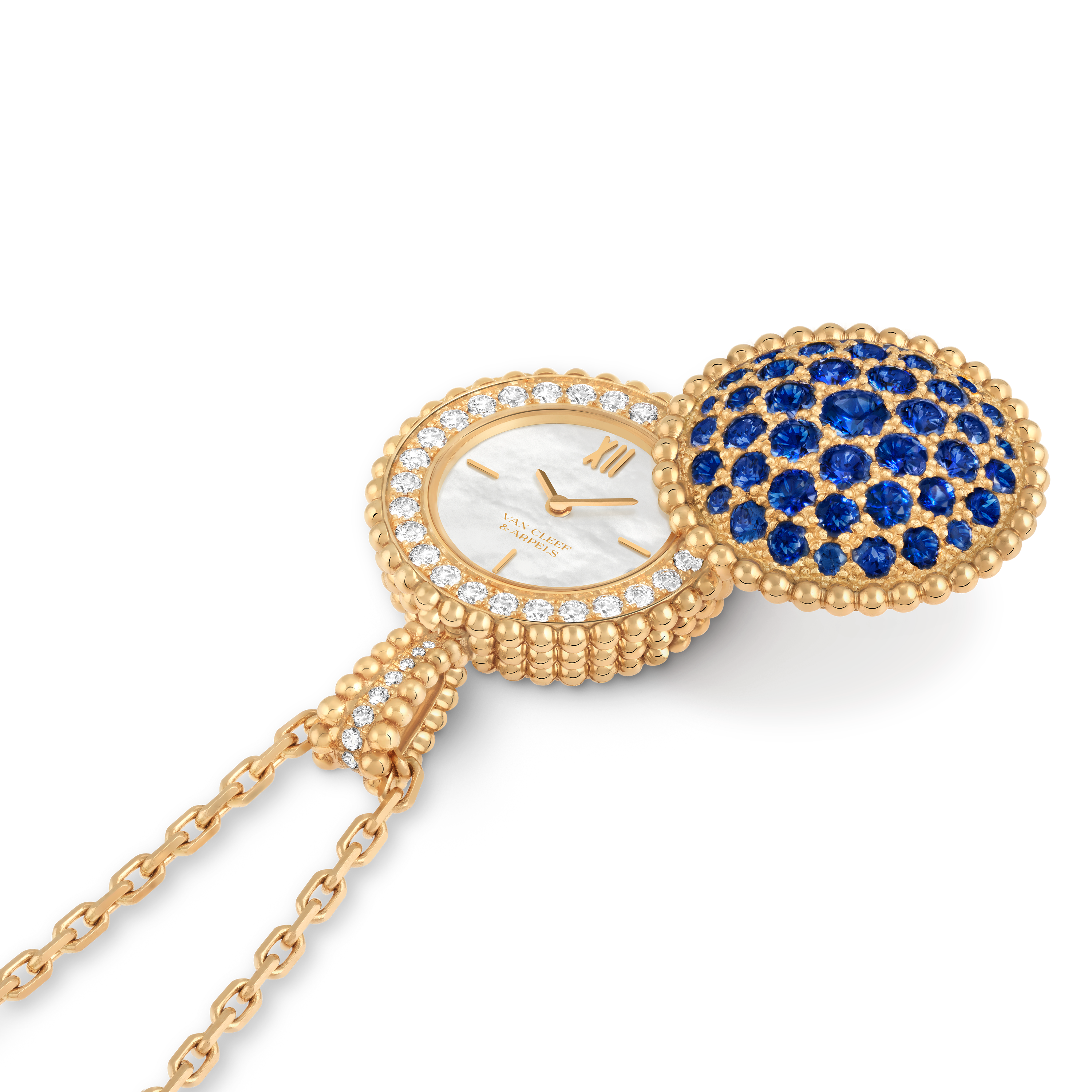 Gold online chain watch