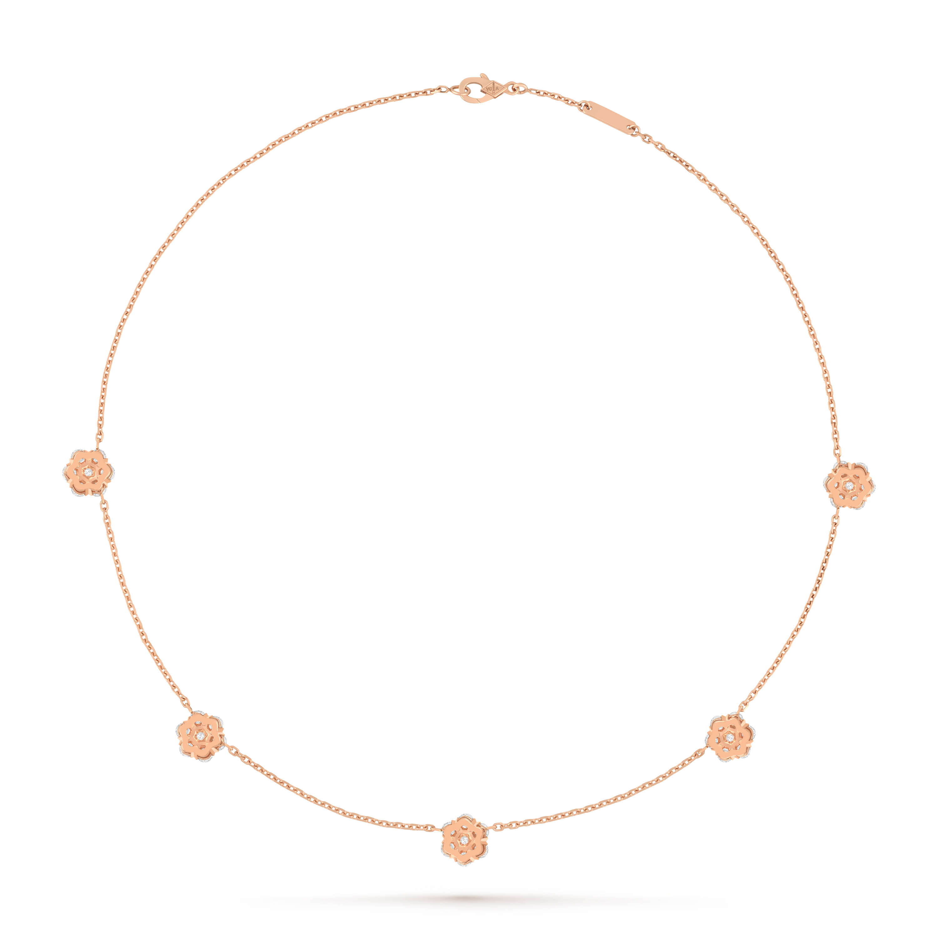 Fleurette Necklace 5 Flowers - thumbnail 10