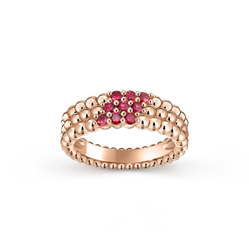 VCARPQM800 - Perlée couleurs ring, 3 rows