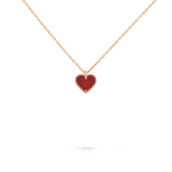Vca sales heart necklace