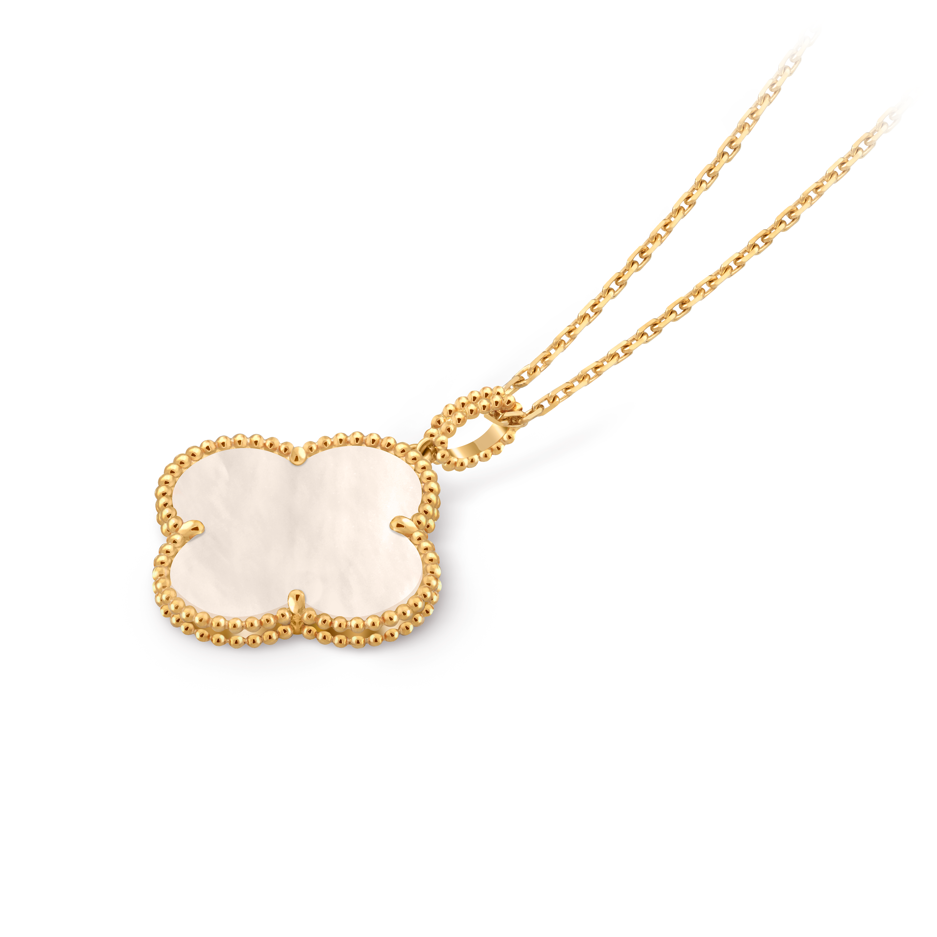 Van Cleef & Arpels ネックレス ゴールド ヴィンテージ アルハンブラ ロングネックレス、20モチーフ 18K