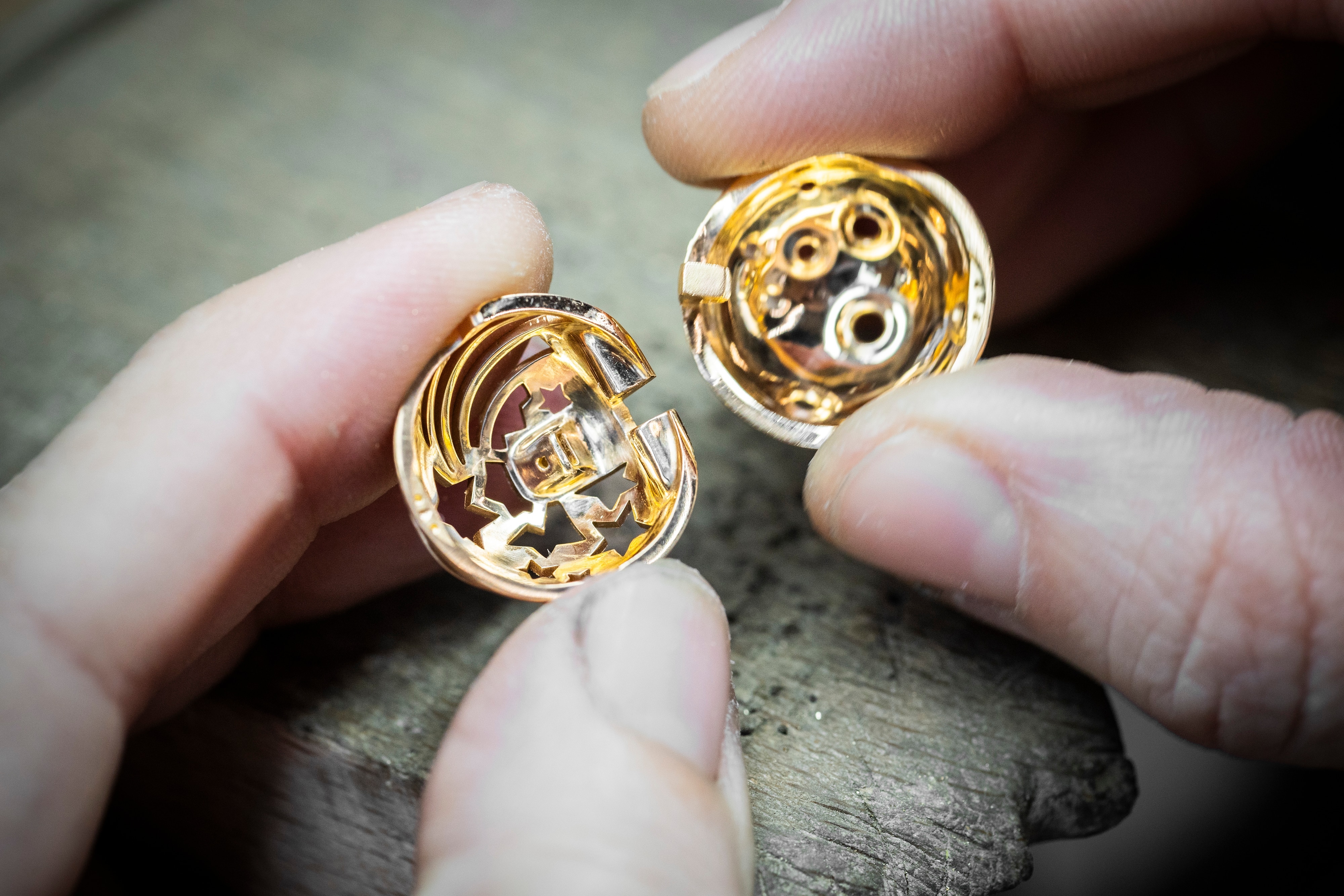 スー レ ゼトワール ピアス 18K イエローゴールド, ダイヤモンド