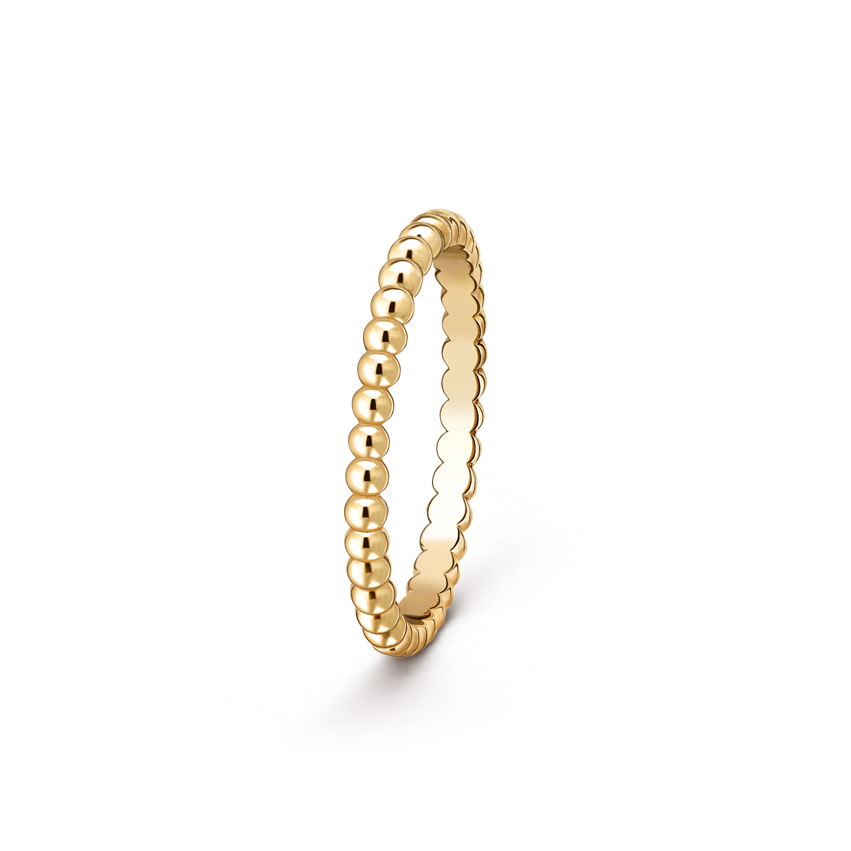 Perlee pearls of gold ring small model 18K yellow gold Van Cleef Arpels