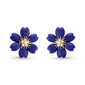 VCARO9B800 - Rose de Noël earrings, small model