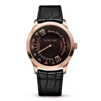 VCARPEVI00 - Midnight Heure d'ici & Heure d'ailleurs watch