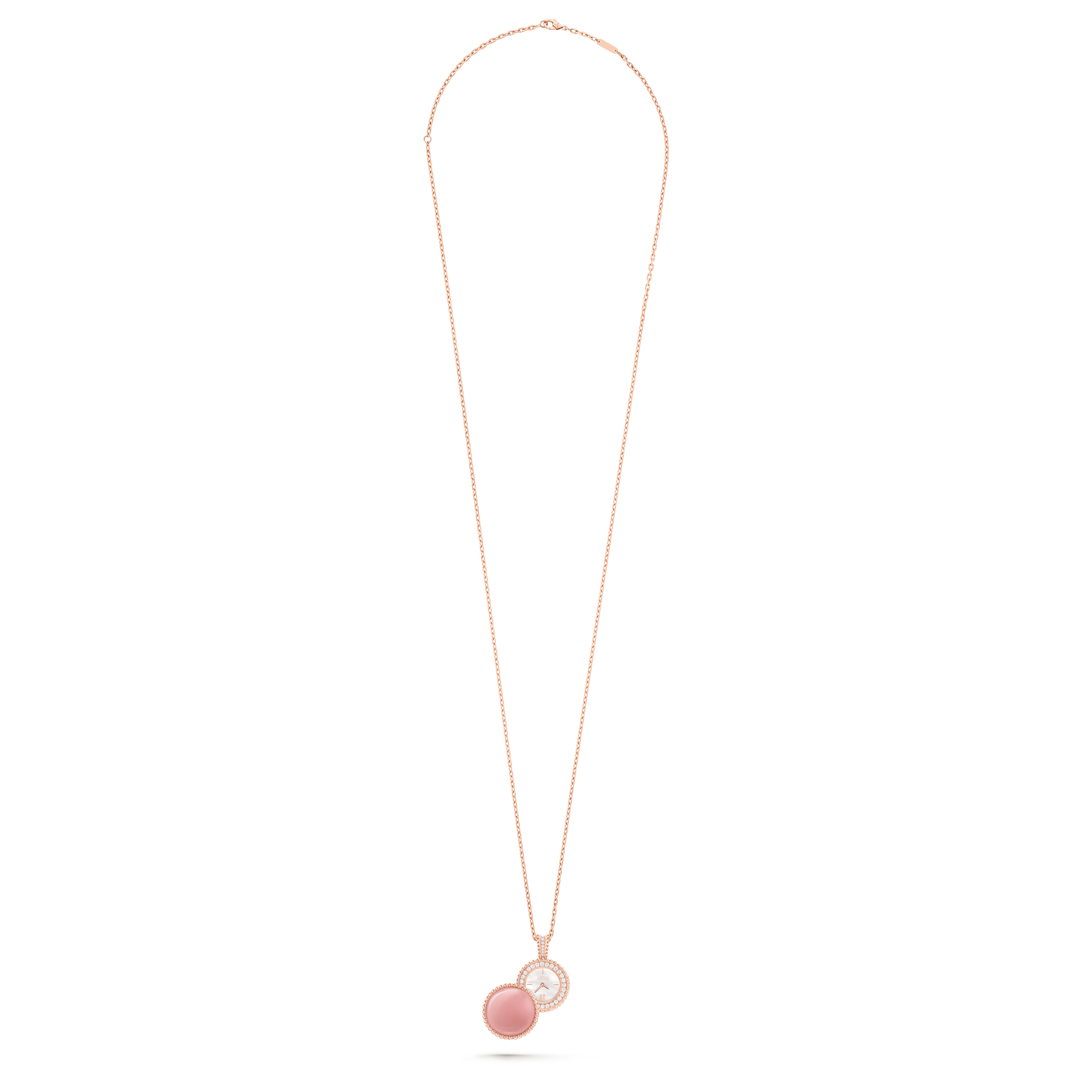 Collier Femme Or Rose 18 Carats Avec Diamant 0.35 Carat - 43 Cm - Neuf Avec étiquettes