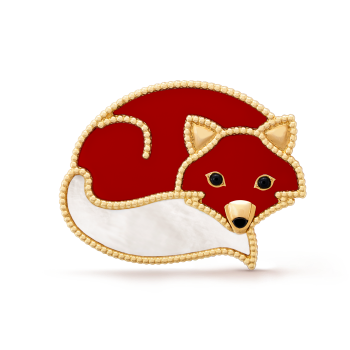 VCARP9RY00 - Lucky Animals Fox胸针