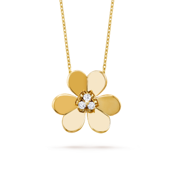 Van cleef necklace flower outlet