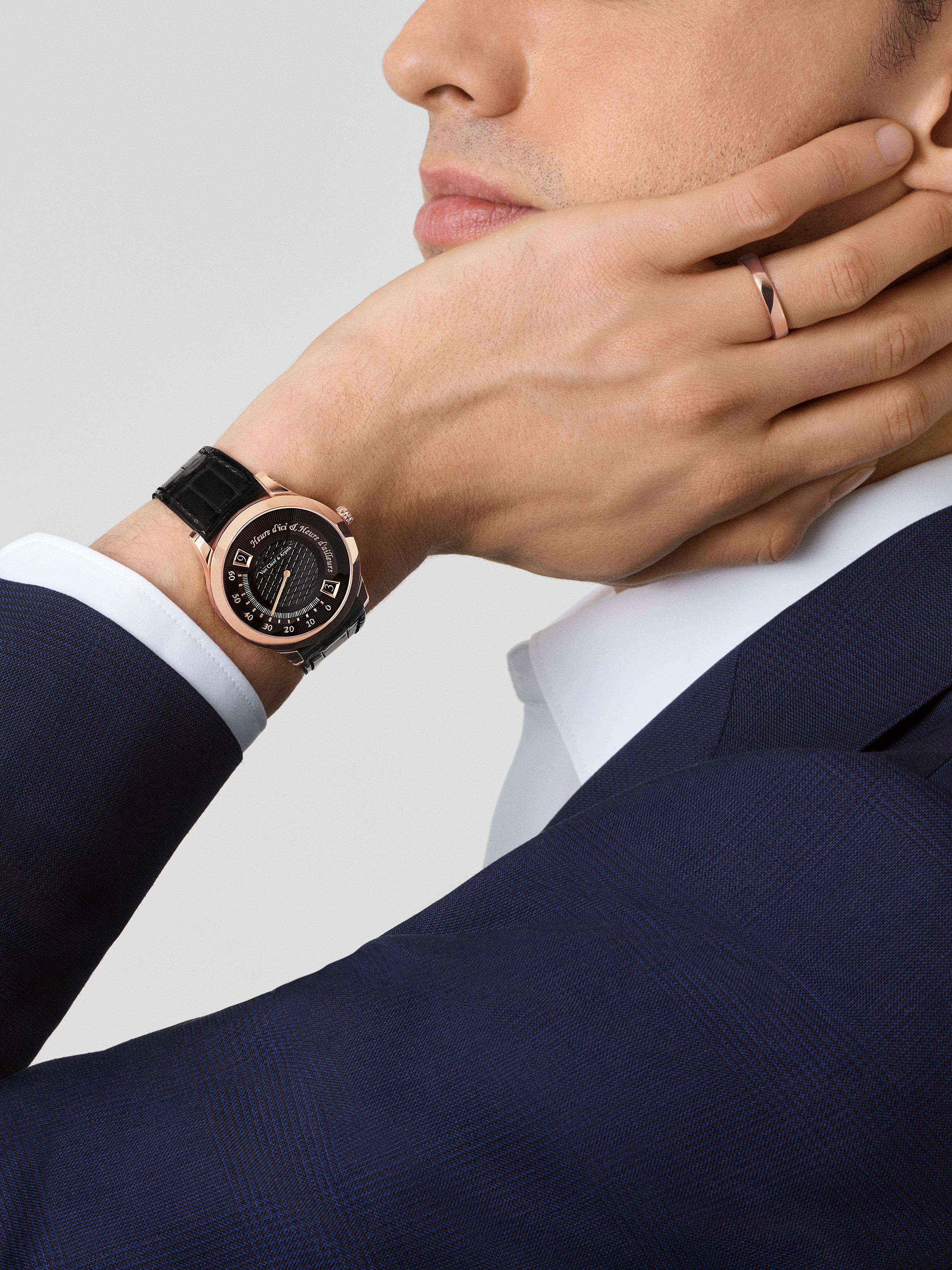 ミッドナイト ユール ディシ エ ユール ダイヨール ウォッチ, 18K ローズ ゴールド, Worn Alternative, Watch - ヴァン クリーフ&アーペル - Van Cleef & Arpels