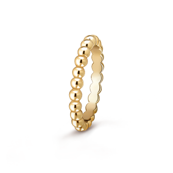 Perlée pearls of gold ring, medium model