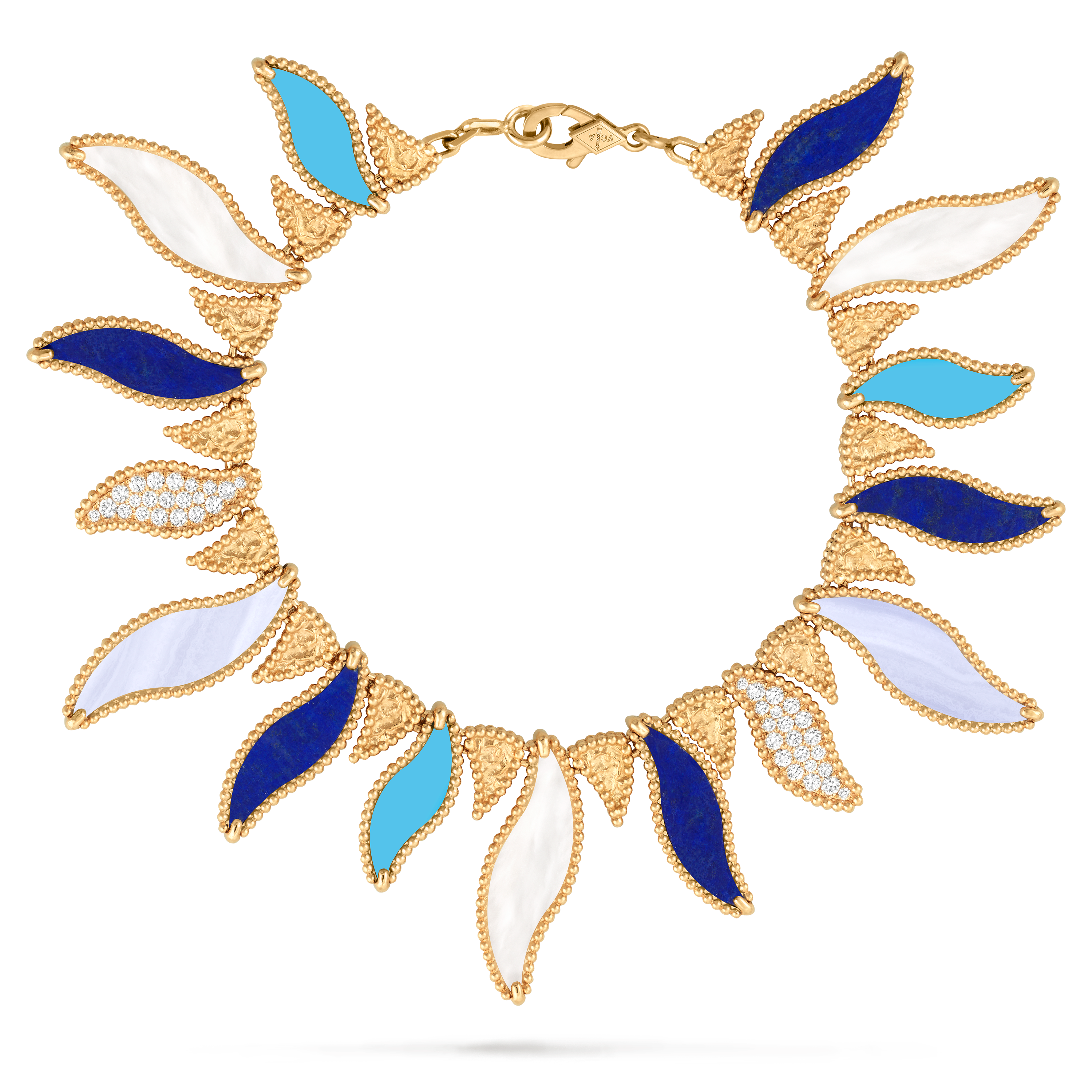 【新作入荷!!】  Wave Summer Lucky bracelet Chalcedony gold, yellow 18K 小物