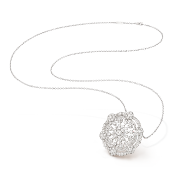 Snowflake clip and pendant