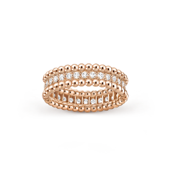 VCARPJMW00 - Perlée diamonds ring, 1 row
