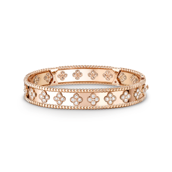VCARN5B200 - Perlée clovers bracelet, medium model