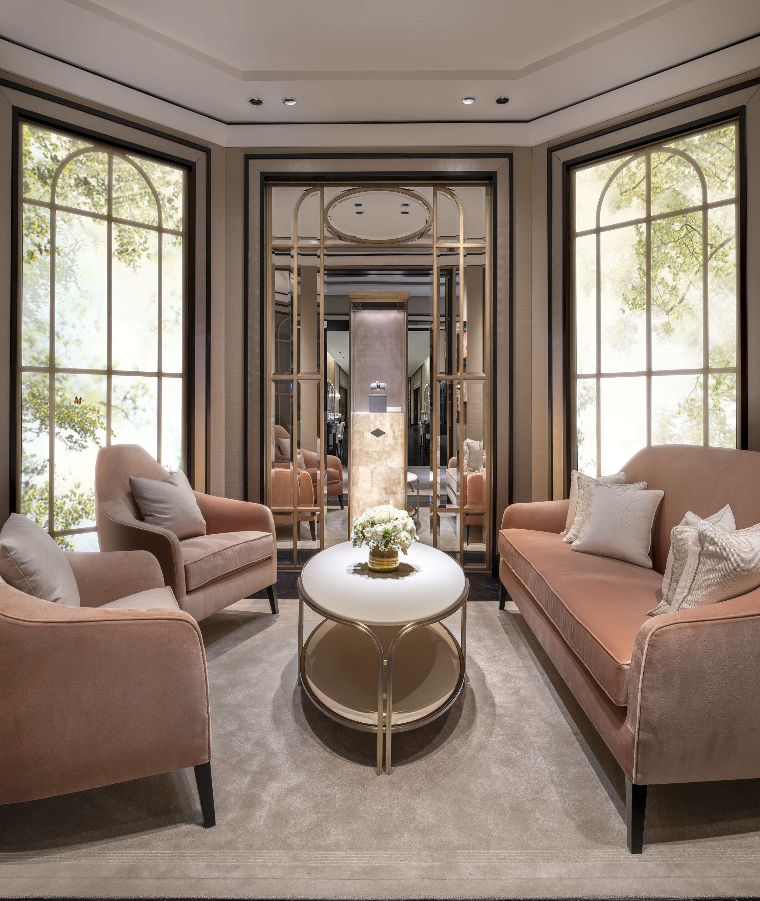 Las Vegas, Forum Shops, picture of the boutique's poetic salon, Van Cleef & Arpels.