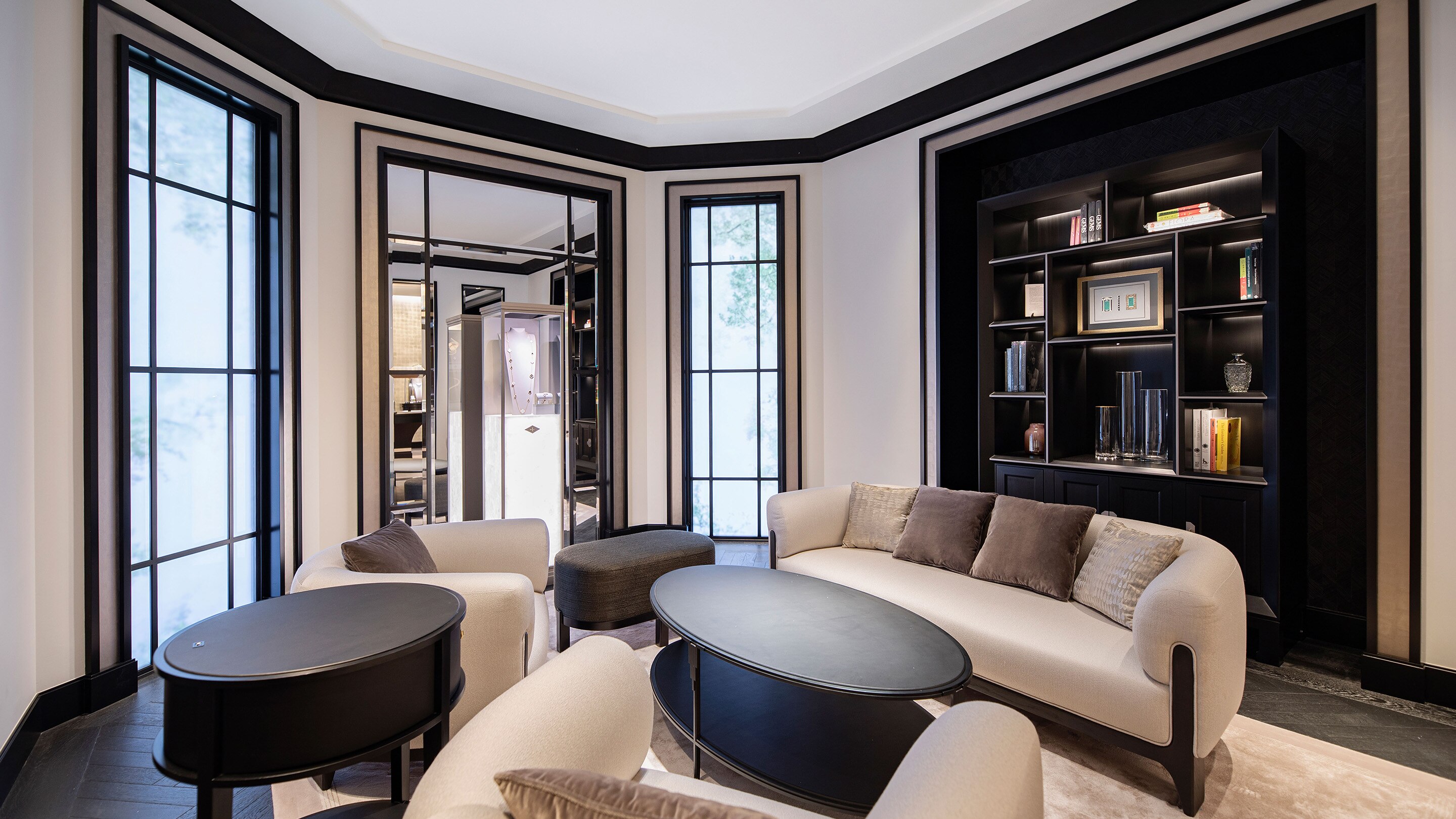 Chengdhu IFS internal present the interior salon view, Van Cleef & Arpels.
