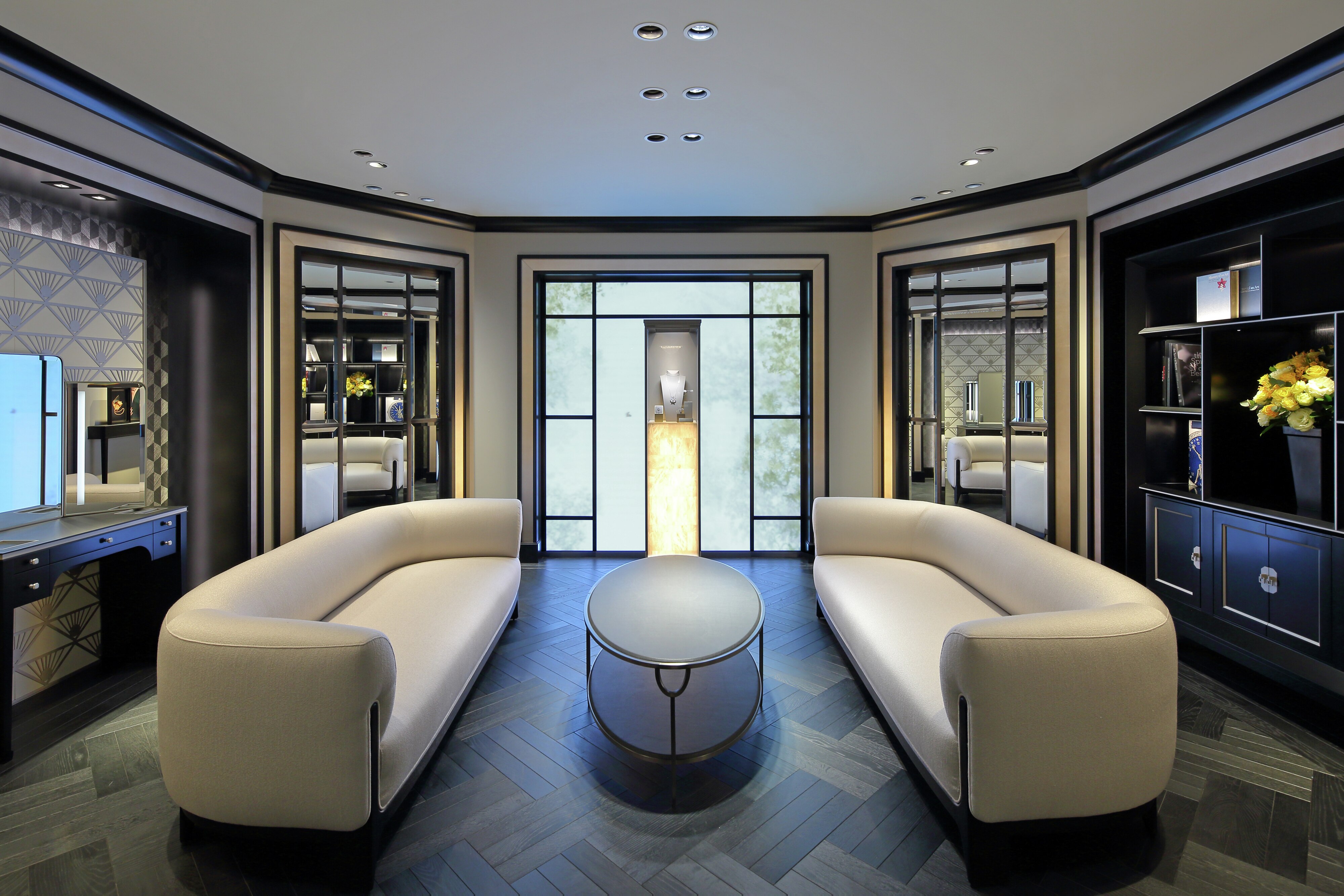 osaka shinsaibashi boutique present living rooms view, Van Cleef & Arpels