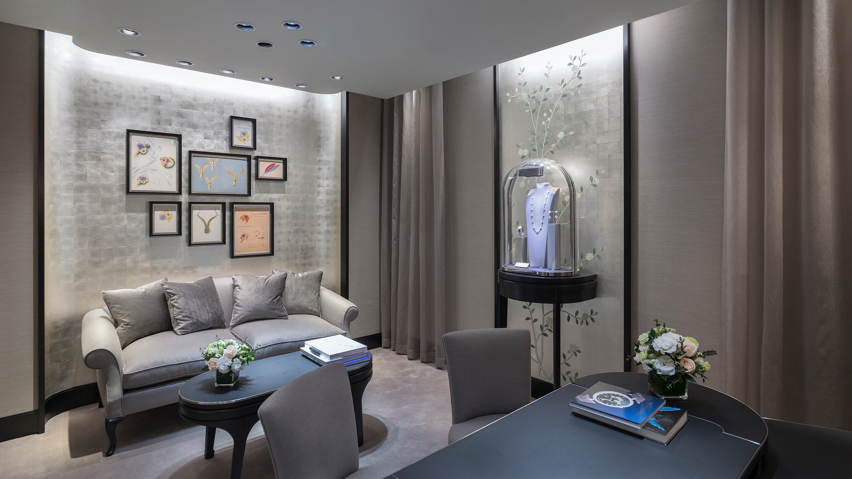 seoul dutyfree lotte main boutique present living room view, Van Cleef & Arpels