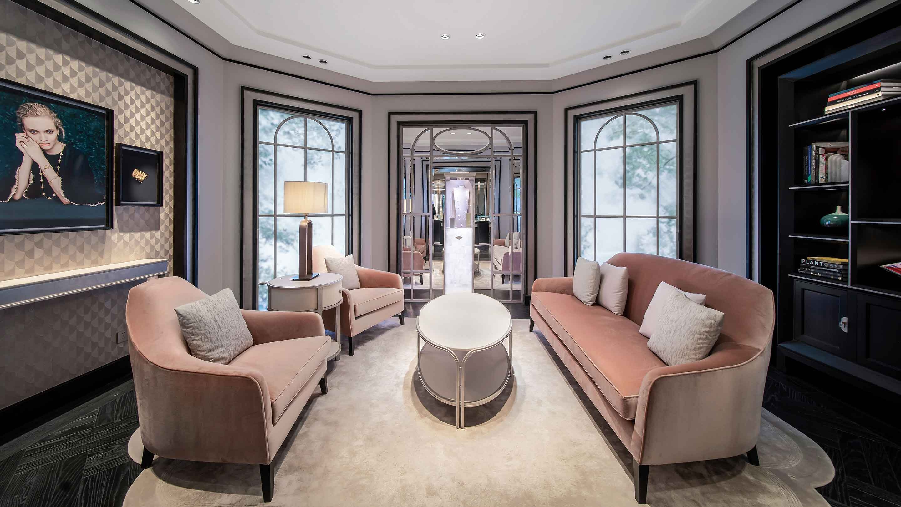 Hangzhou mix C boutique present the salon view, van cleef and arpels