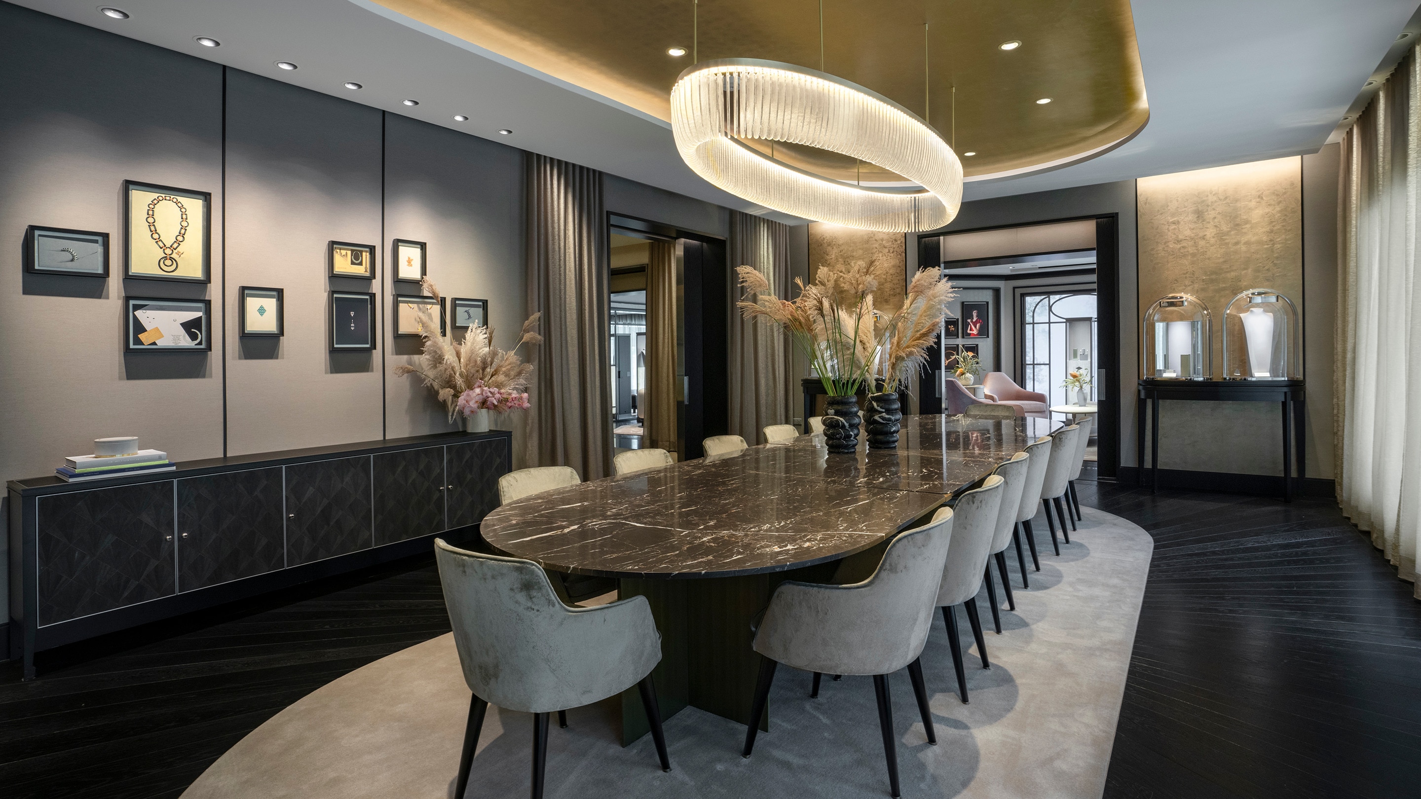 beverly hills rodeo drive boutique present dining room view, Van Cleef & Arpels