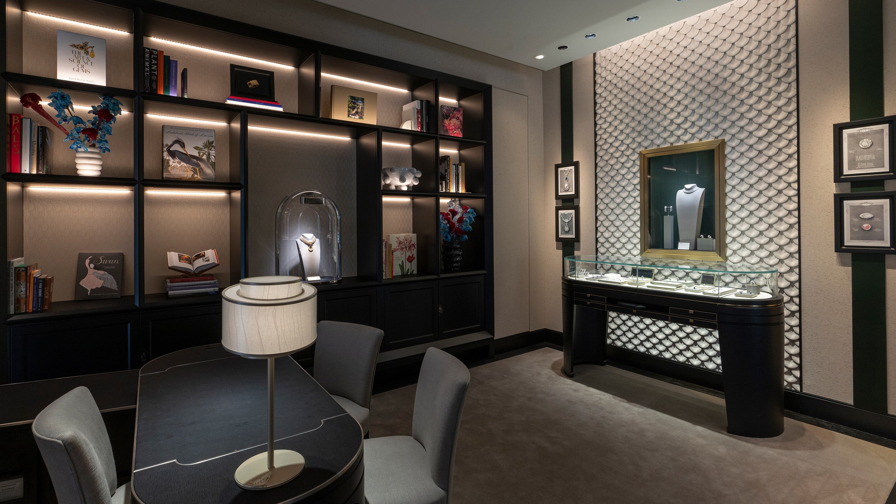 beverly hills rodeo drive boutique present living room view, Van Cleef & Arpels