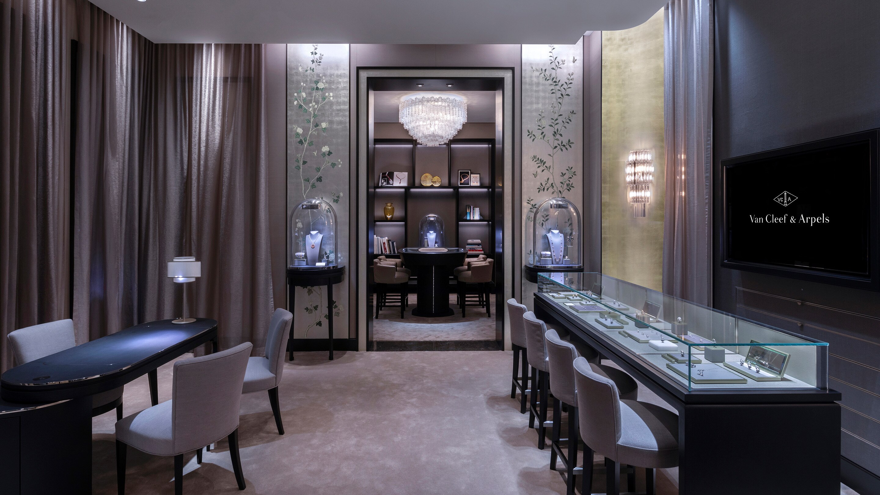 hong kong k11 boutique present interior view, Van Cleef & Arpels