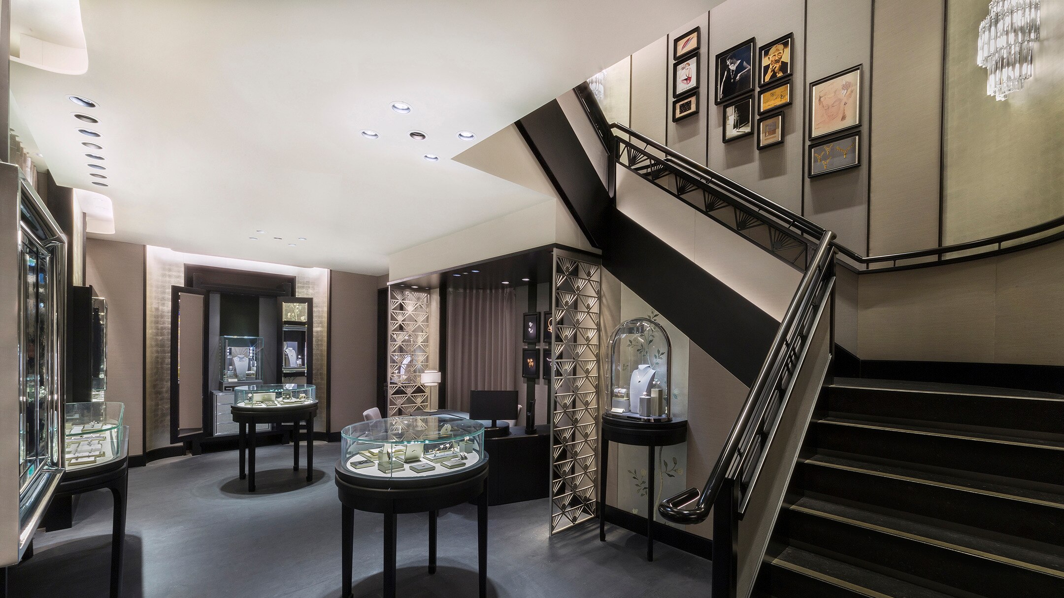 melbourne collins street boutique present stairway view, Van Cleef & Arpels
