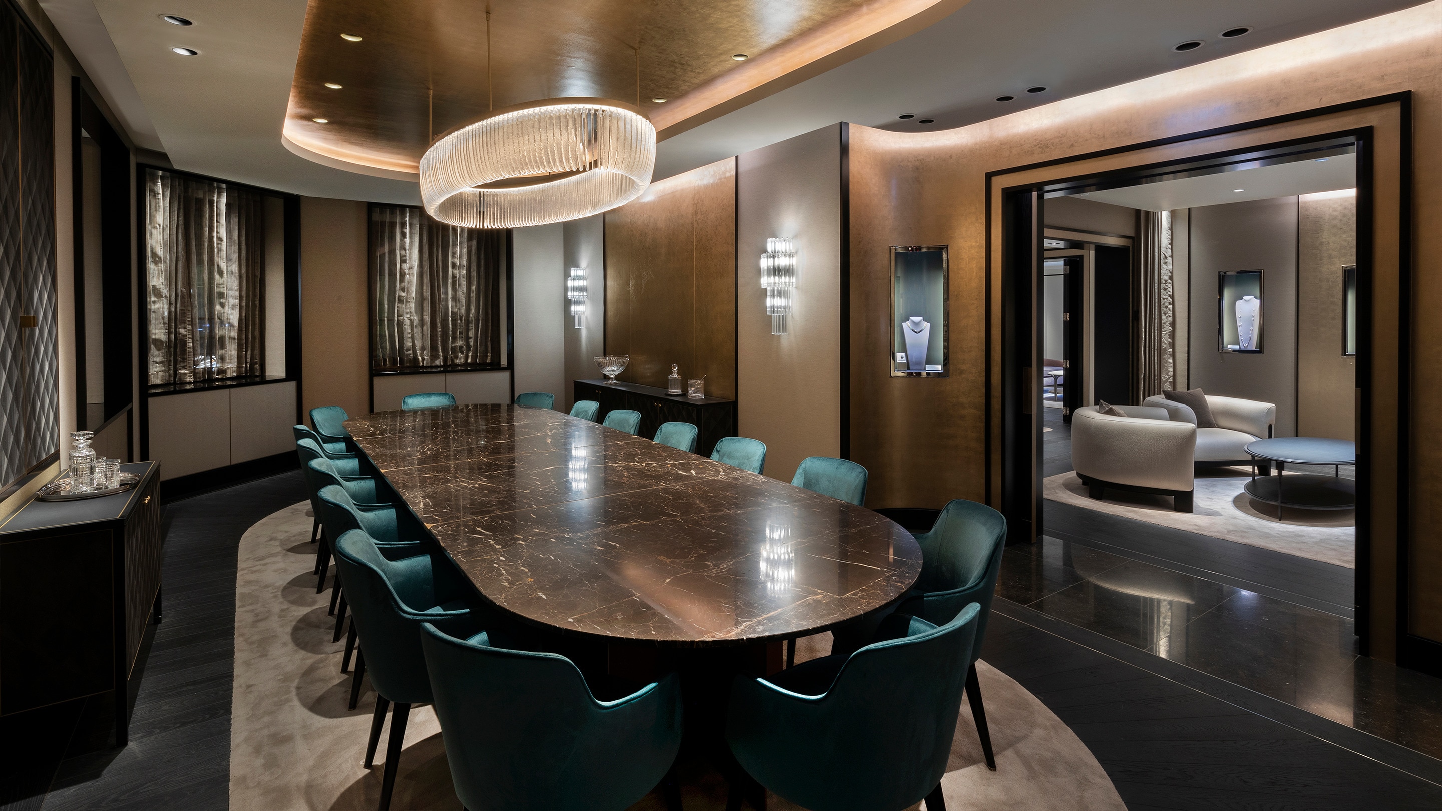 sydney castlereagh street +extension boutique present dining room view, Van Cleef & Arpels