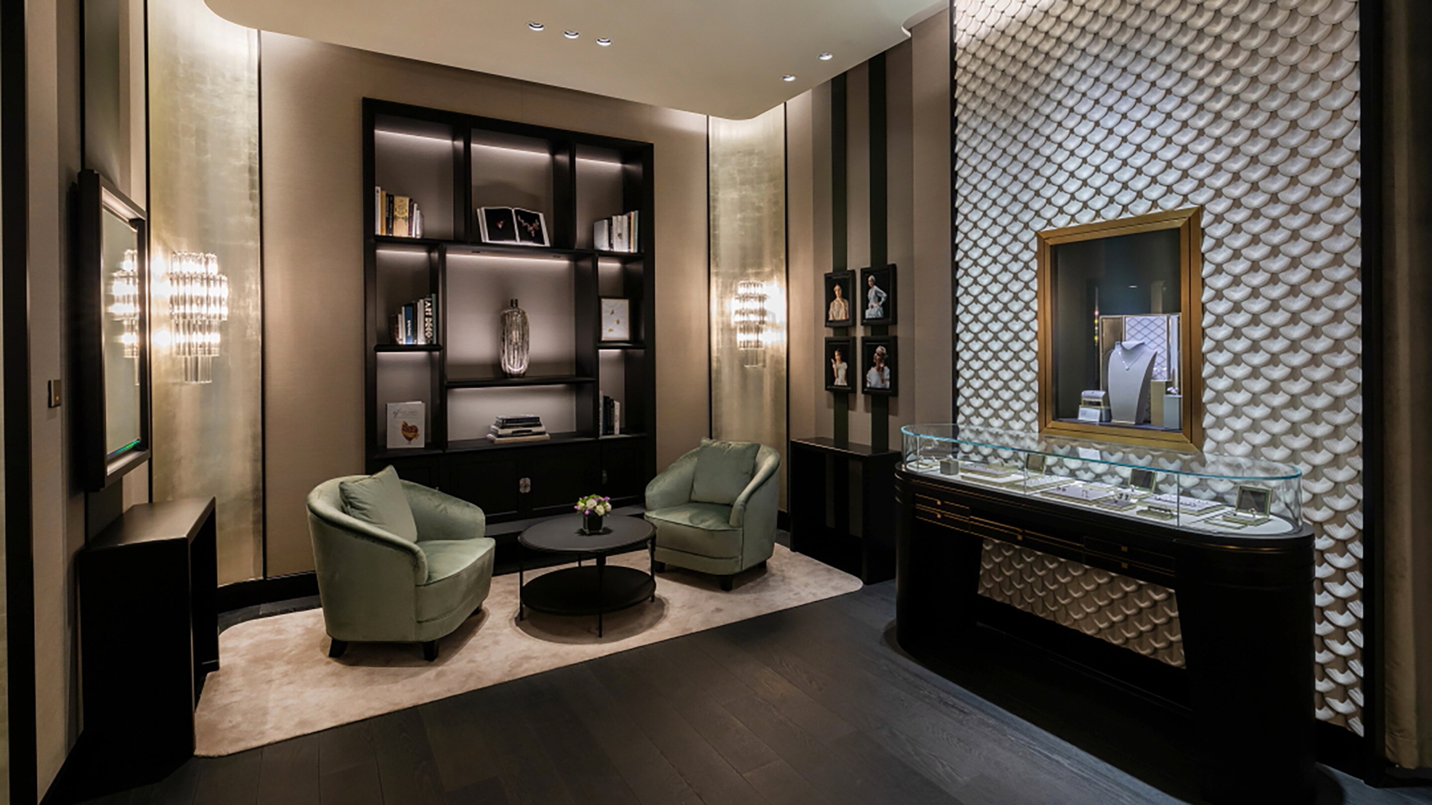 guanghzou taikoo hui boutique present bridal room view, Van Cleef & Arpels