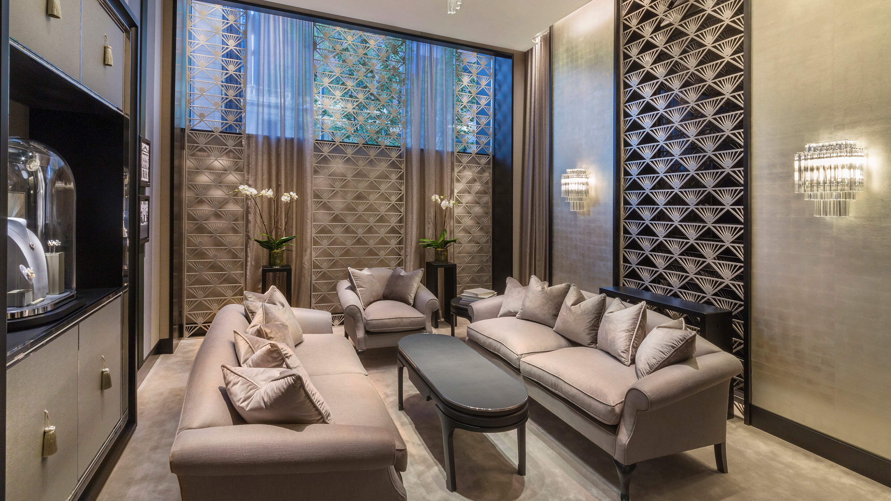 melbourne collins street boutique present living rooms view, Van Cleef & Arpels