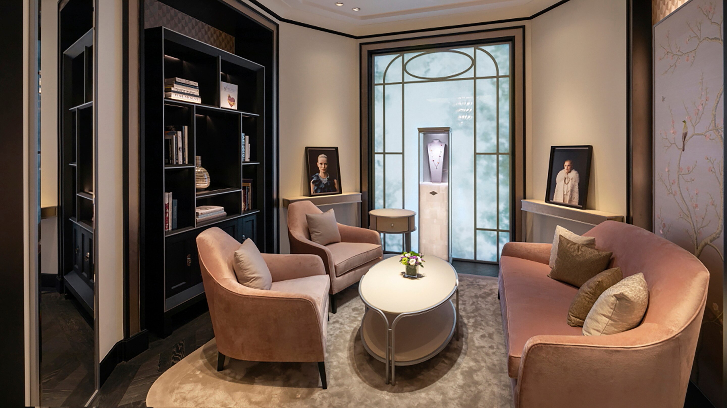 guanghzoutaikoohui boutique present living room view, Van Cleef & Arpels