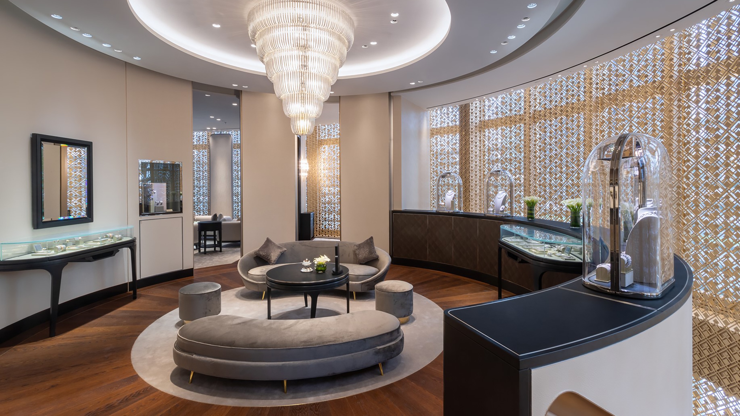 dubai opera boutique present interior view, Van Cleef & Arpels