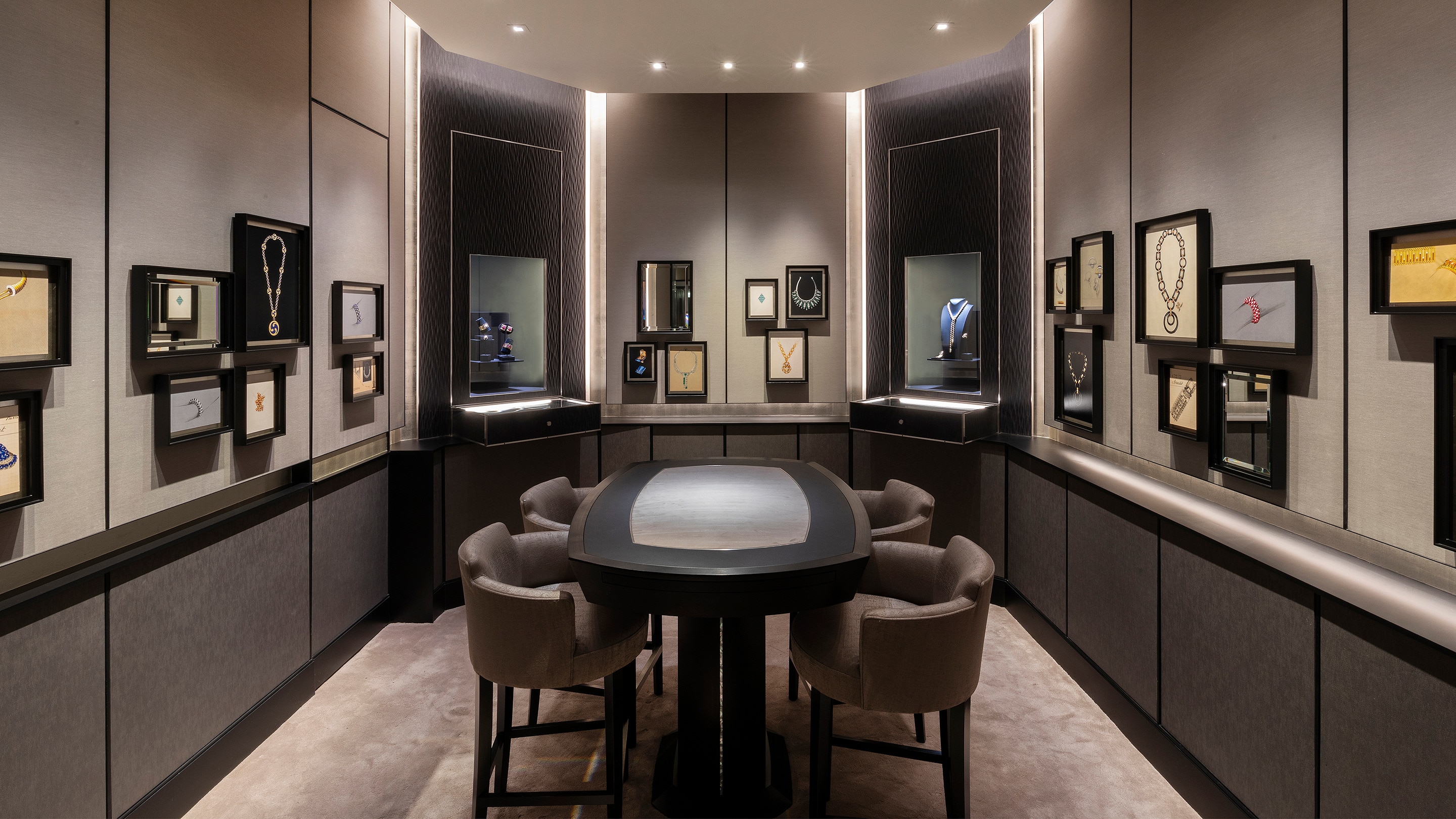 beijing china world boutique present 1906 room view, Van Cleef & Arpels