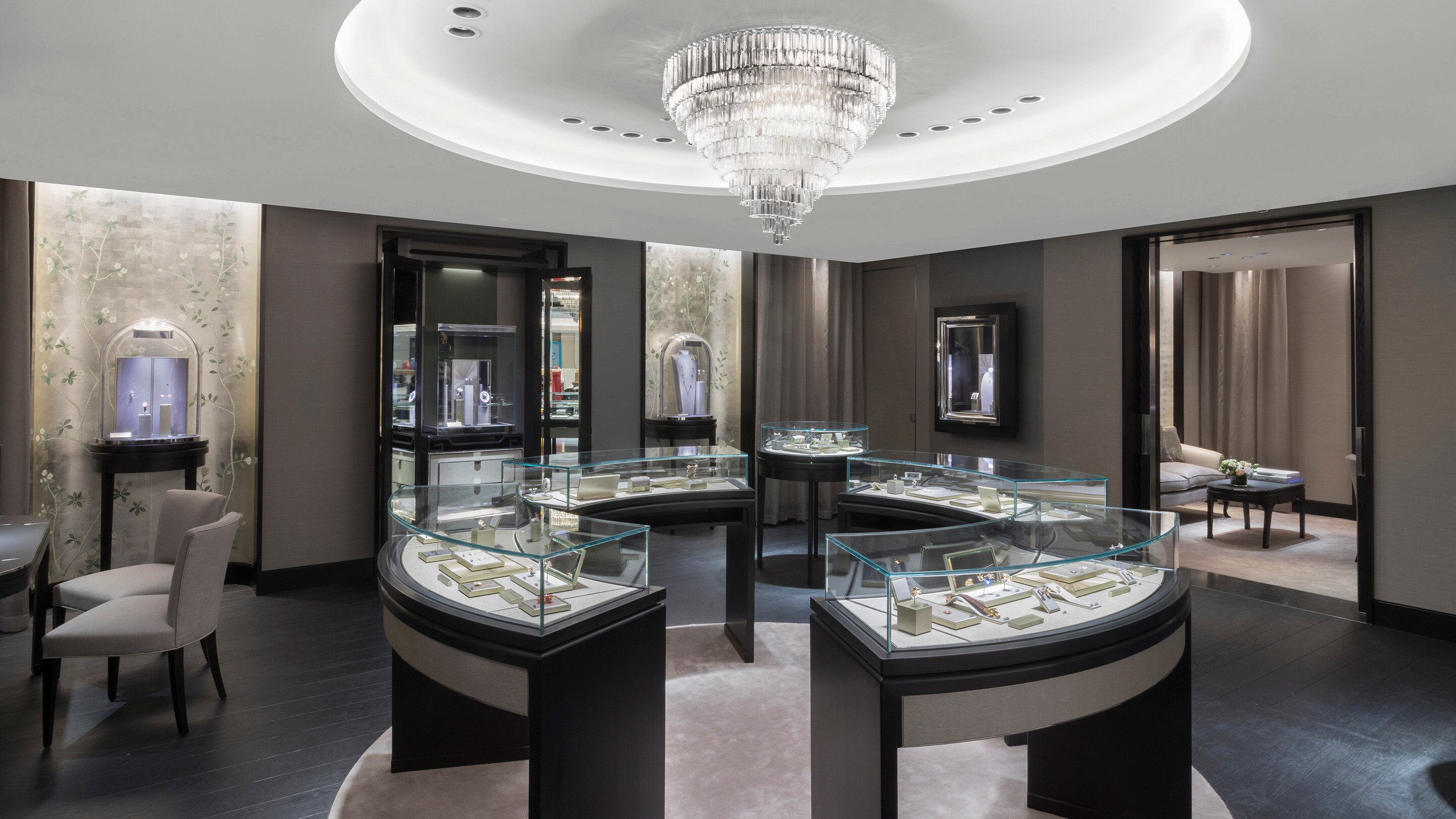 seoul dutyfree lotte main boutique présentant vue intérieur, Van Cleef & Arpels